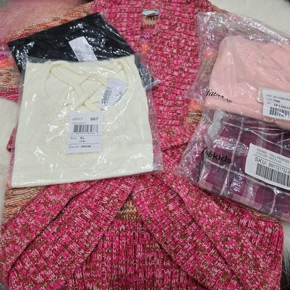 Girls Bundle Sz 14 ✦ Fab Kids Old Navy Justice Mermaid Bikini ✦ Tops Sweater NWT - Picture 4 of 14